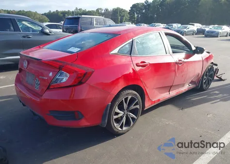 2020 Honda Civic Sport z USA, uszkodzony, nr VIN 2HGFC2F88LH580822